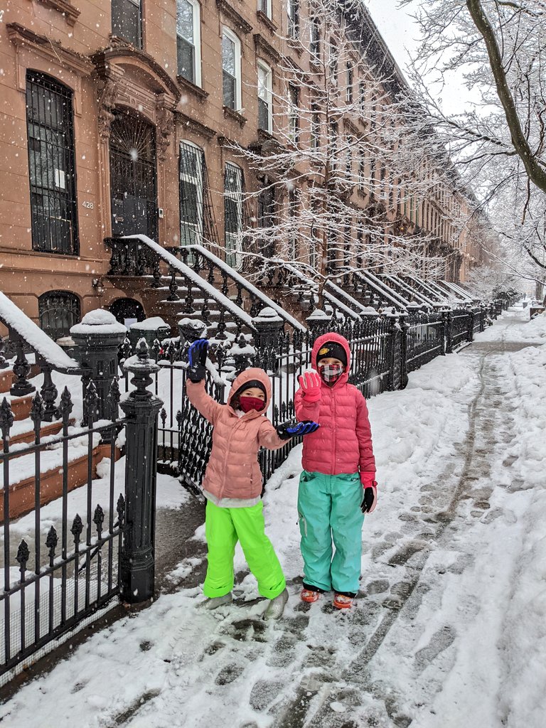Still Brooklyn. Still ice cold. 💙🌨️🙂