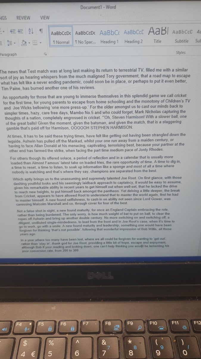 RUN4MIND's tweet photo. Will probably set up a blog soon, as find enjoyment in writing, but thought I would have a first attempt at putting pen to paper, with some thoughts on Joe Root and Cricket. @root66 #bbccricket #ENGvIND #writing #100caps #joeroot #cricket #englandcricket #England #blog https://t.co/nz55Z5QjW0
