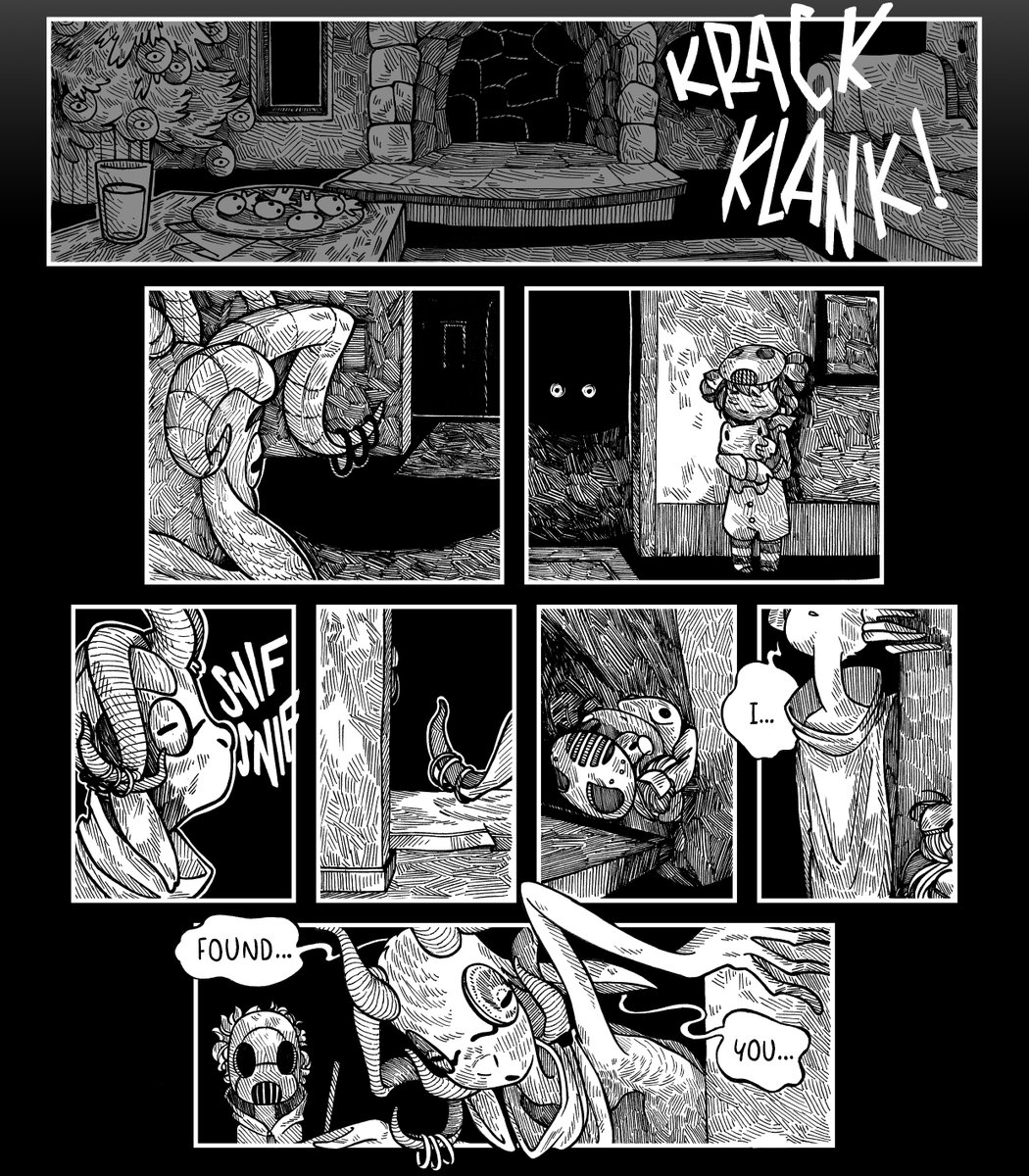 ConejoPimienta's tweet photo. A late Krampusnacht Message from NoCity!
🎄🎁🎄🎁🎄🎁🎄

#comics #NoCity https://t.co/7hUSWnboR0