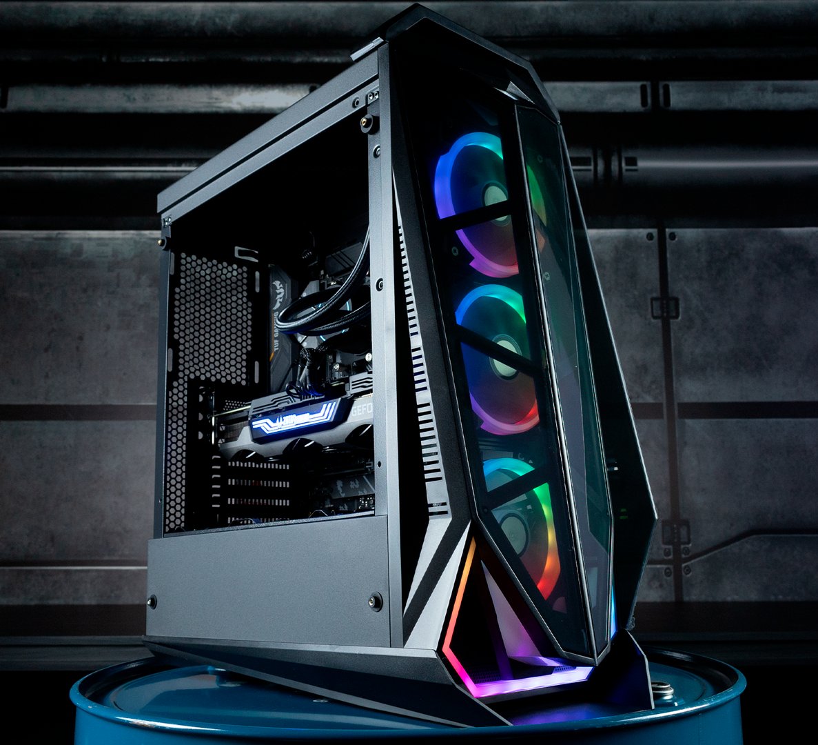 Gabinete gamer pichau seraph e rgb lateral