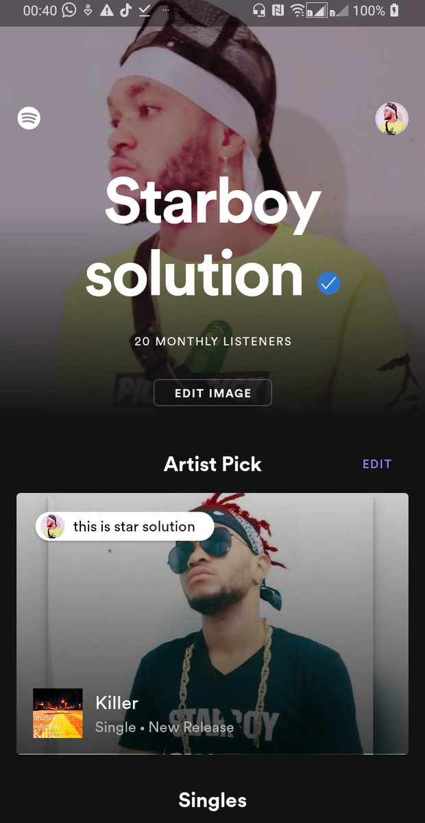 Kingstarartist's tweet image. #Starsolution killer out worldwide
Check it out on #Spotify