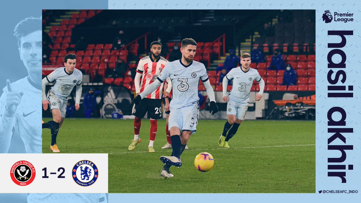 chelseafc_indo's tweet photo. WAKTU PENUH 🔥

The Blues menang 2-1 dan mengukir rekor tiga kemenangan beruntun! 💪

#SHUCHE #CFCIndo https://t.co/m0BaVLR08R