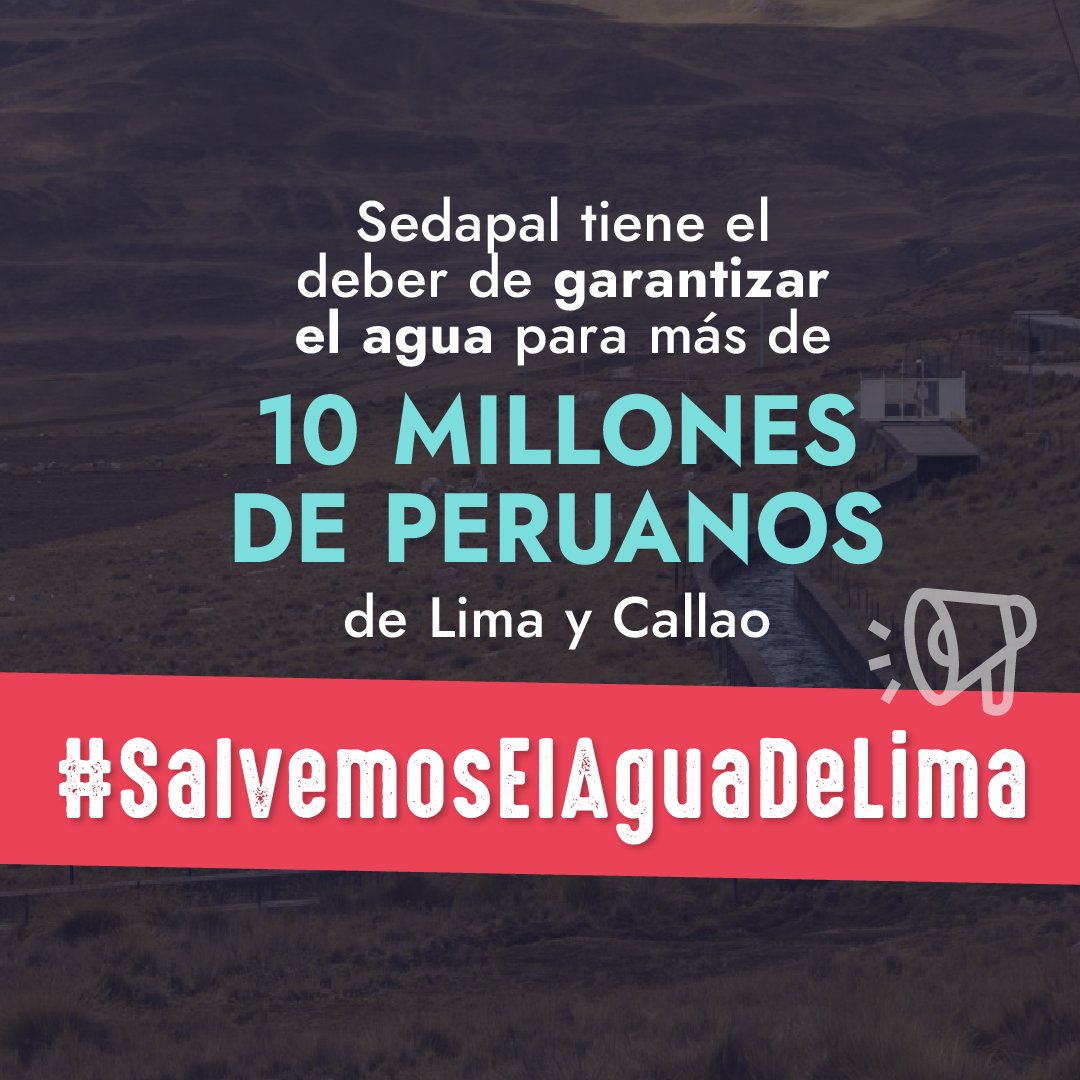 futureperu's tweet photo. El @Poder_Judicial_ acaba de citar el 17 de febrero a @SedapalOficial, antes de dictar sentencia sobre la demanda interpuesta contra la mina Ariana, para escuchar su posición frente al proyecto minero que podría dejar sin agua a más de 10millns de peruanos

#SalvemosElAguaDeLima https://t.co/ZnxKGsaB9b