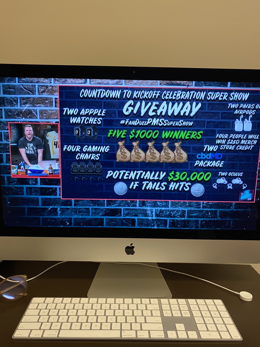The best pregame show don’t @ me #FanDuelPMSSuperShow <a href="/PatMcAfeeShow/">Pat McAfee</a>