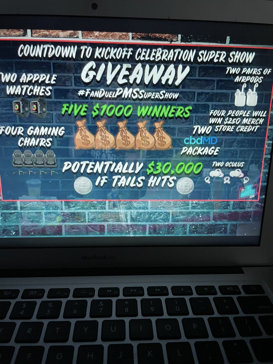 Michael_shaw15's tweet photo. @PatMcAfeeShow #FanDuelPMSSuperShow https://t.co/8dhIupR8Mf