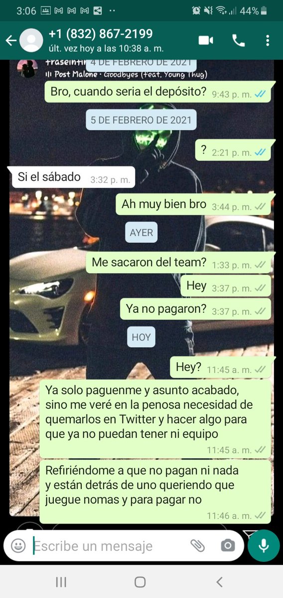 JLmr7777's tweet photo. Quiero que me ayuden a difundir a esta rata que no me pago 20 dls por quedar top dentro del clan @losmexicanos12, y que ya no me contesto los mensajes, cuando antes el que insistía para entrar o ayudarle era el, ayúdenme a difundir rt y me gusta https://t.co/YKWjS7OHKq
