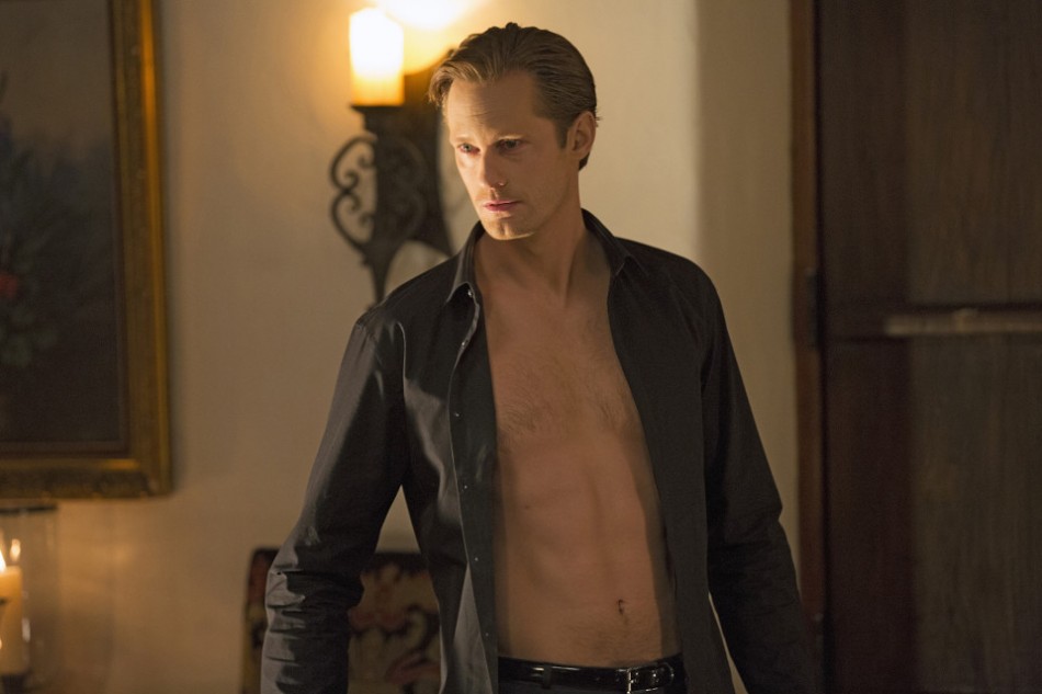 the objectively correct choice in said central, sexy vampire love triangle, whom both the protagonist and the viewer inexplicably forgive over and over again for being a ruthless monster simply because he's criminally hot and sometimes good: eric northman vs. damon salvatore