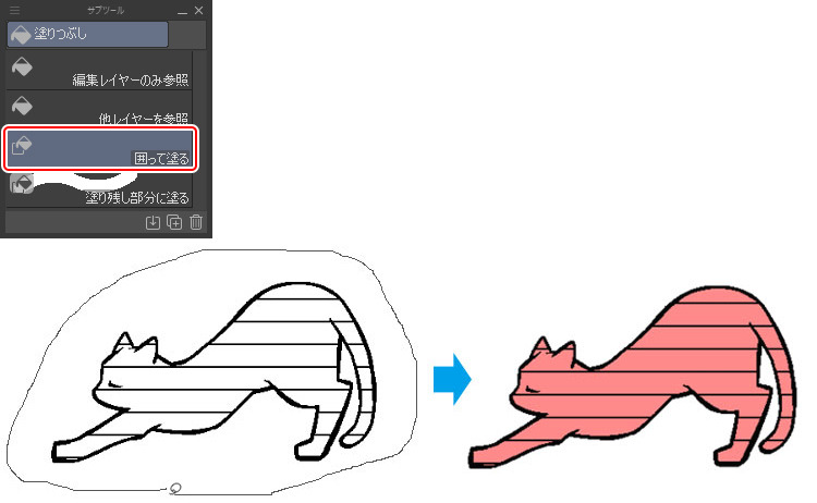 Uzivatel Clip Studio Na Twitteru Clip Studio Paintの便利な塗りつぶし機能について紹介します 囲って塗る サブツールは 囲った範囲の閉領域を塗りつぶせます 塗り残し部分に塗る サブツールは なぞった範囲の閉領域を塗りつぶせます T Co 7hpcg04wbv Uzivatel Clip Studio Na Twitteru Clip Studio Paintの便利な塗りつぶし機能について紹介します 囲って塗る サブツールは 囲った範囲の閉領域を塗りつぶせます 塗り残し部分に塗る サブツールは なぞった範囲の閉領域を塗りつぶせます T Co 7hpcg04wbv