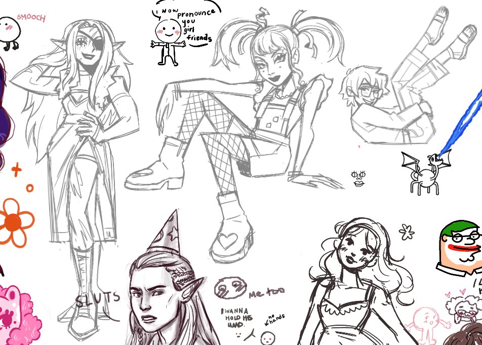 drawpile doobles from today hehe 