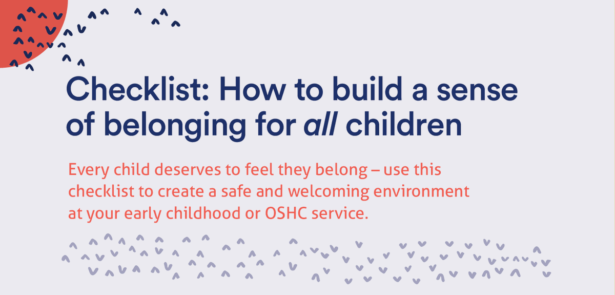 ITAV_1971's tweet photo. This checklist is a wonderful way to remind #educators how to help all children feel welcome in 2021👉 https://t.co/xsLo1O8QlP #ECEC #ozearlyed #ecechatie #earlychildhood #kindergarten #preschool #inclusion https://t.co/yAlO60xqDI