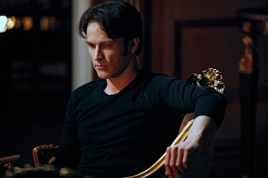 the supposedly softer, more "moral," civil war-era vampire in the central, sexy vampire love triangle who has a secret, twisted dark side and is low key annoying as heck but still hot so we love him: bill compton vs. stefan salvatore