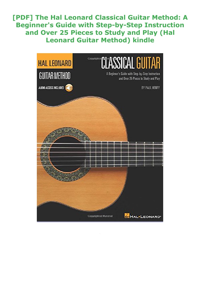 Pdf The Hal Leonard Classical Guitar Method A Twitter Pdf The Hal Leonard Classical Guitar Method A Twitter