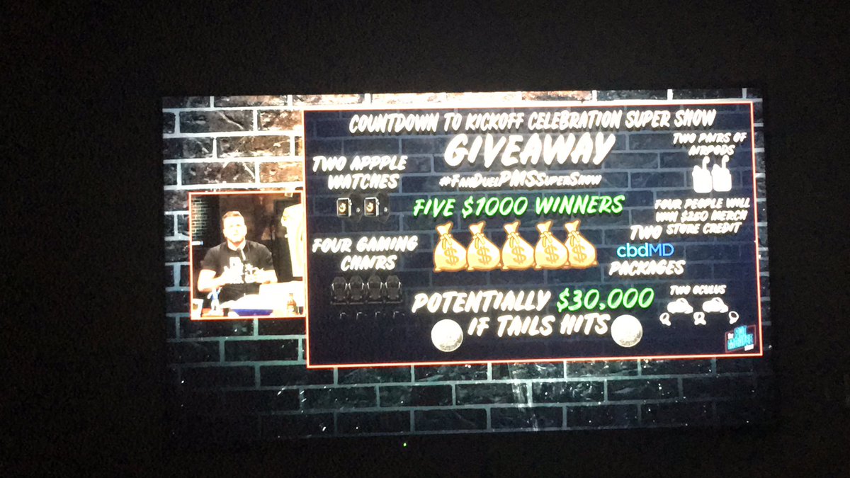 SimonGregory84's tweet photo. Let’s go Chief #FanDuelPMSSupershow https://t.co/2UlTlEbK5P