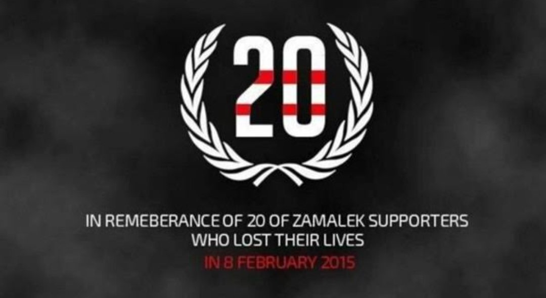 ما تصدقوش لو حد قال 
    " غابت سيرتكم و اتنسيتم "
فاكرينكم احنا فى كل ثانيه 
و بندعى فى الجنه يارب نلاقيكوا 

#العشرين_تاج_الزمالك