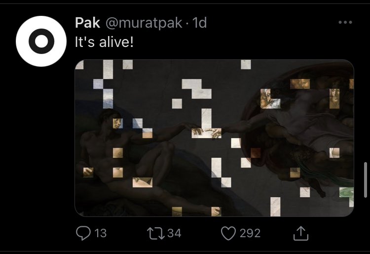 You can’t create a creation which was already created.About  @muratpak and his latest creation A thread 1/8