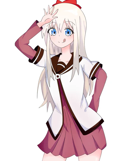 #お絵かきに34日目 やっぱアニメ塗りの方がメリハリある絵になるなぁ 