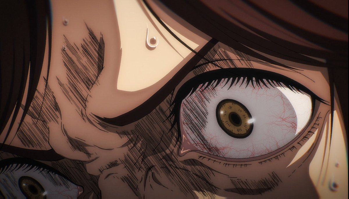 renccn's tweet photo. The visuals in this new episode were amazing, Mappa is killing it 🔥 #AttackOnTitan https://t.co/F8AgDntdSO