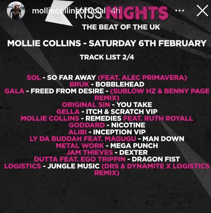 Big up to the mighty <a href="/molliecollins/">MOLLIE COLLINS</a> for featuring our <a href="/sublowhz/">SubLowHz</a> &amp; <a href="/bennypagemusic/">Benny Page</a> track - Gala Freed from desire remix on @kissfmuk last night  🔥🔥🔥