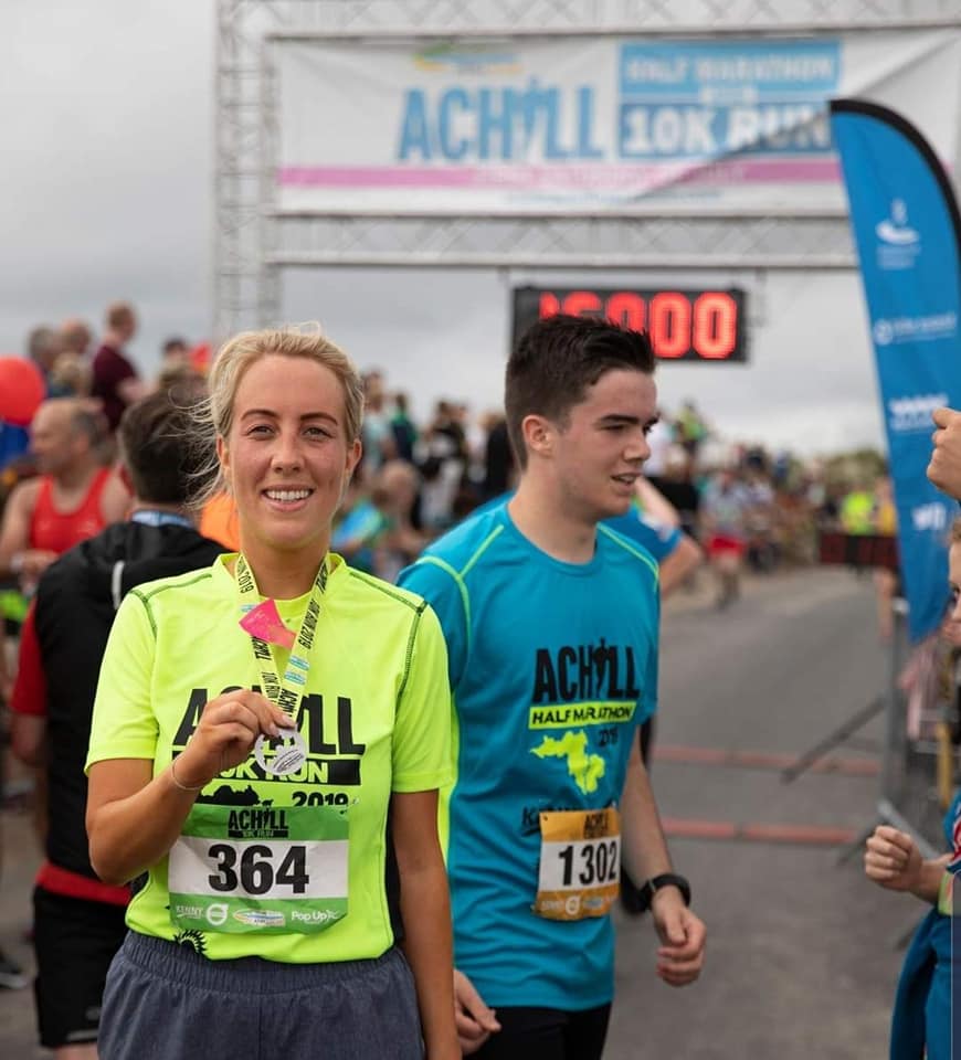 We love looking back at all our happy finishers crossing our finish line at Keel Beach! 
We are looking forward to seeing you all soon on Achill island! 
Registration for our 2021 event on July 3rd is open here: achillmarathon.com 
#wildatlanticway #achill #achillisland