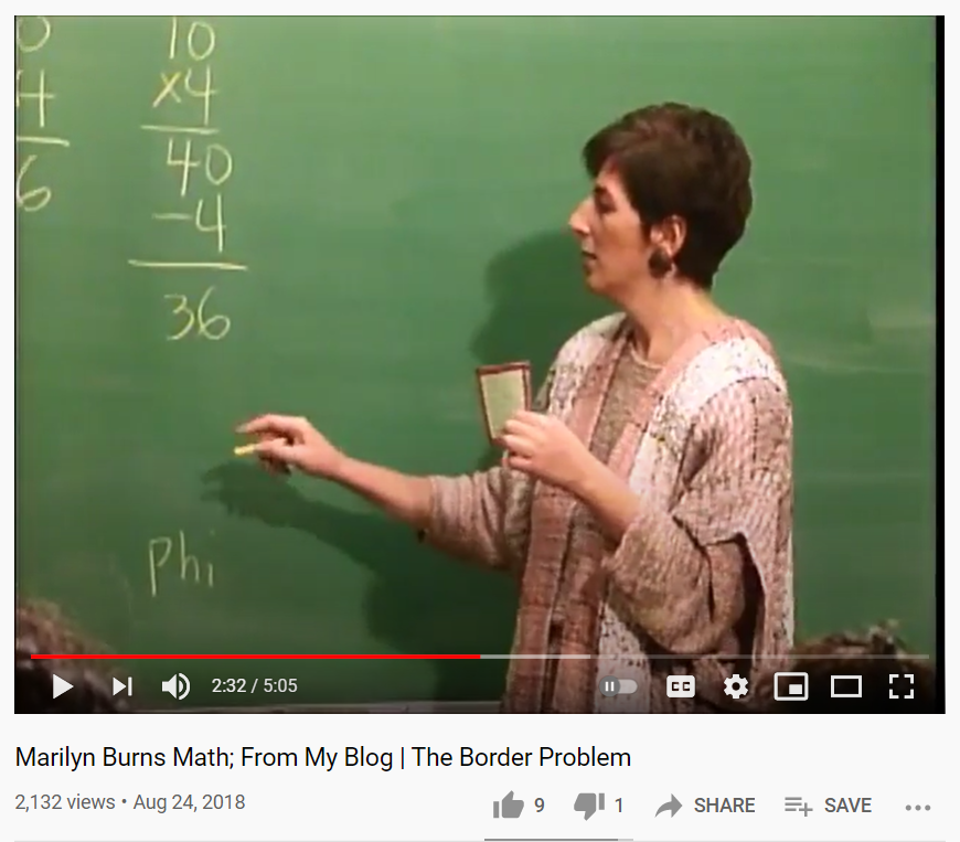 I am amazed at just how much students can derive from that square! #MathPositiveMindsets 
<a href="/DrCarriecutler/">Dr. Carrie Cutler</a> <a href="/mburnsmath/">Marilyn Burns</a>