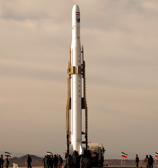 Short thread on the institutional framework of Iran's solid propellant SLV effort and the interesting questions posed by the new Zoljanah SLV as well as the Qased SLV.