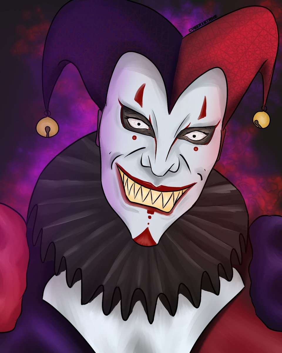 CyberxStrike's tweet image. Heres a finished creepy character I drew for someone uwu.