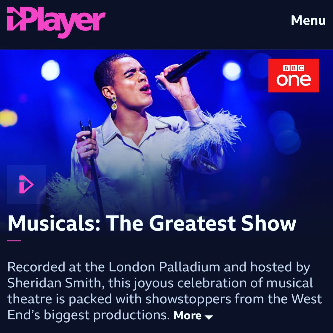 Fantastic programme up on iPlayer about Musicals - worth a watch!!! The lovely chap in this photo, <a href="/LaytonWilliams/">Layton Williams</a> came to Burnt Mill a couple of years ago to work with some students 🙌🏾🎭🎤