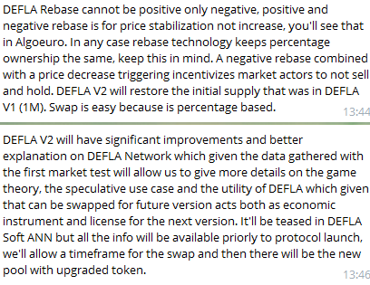  $DEFLA v1 is currently live but v2 is already coming out in less then 30 days. V2 will be much bigger. More info to come.  https://twitter.com/hybridverse/status/1357807932696649729?s=20