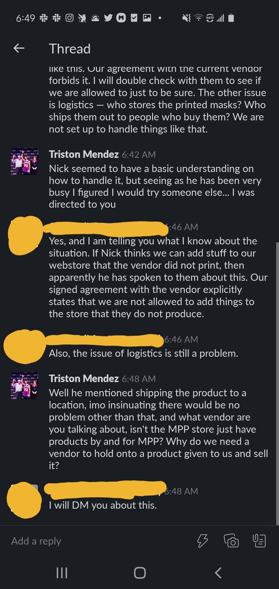 >This is when the Red Tape struck again>I tried to smooth over negotiations>I attempted to get budget/financial info, but was given the hardest time>This person only told me what they were told, so this is the fault of MPP and not the individual in the screenshot