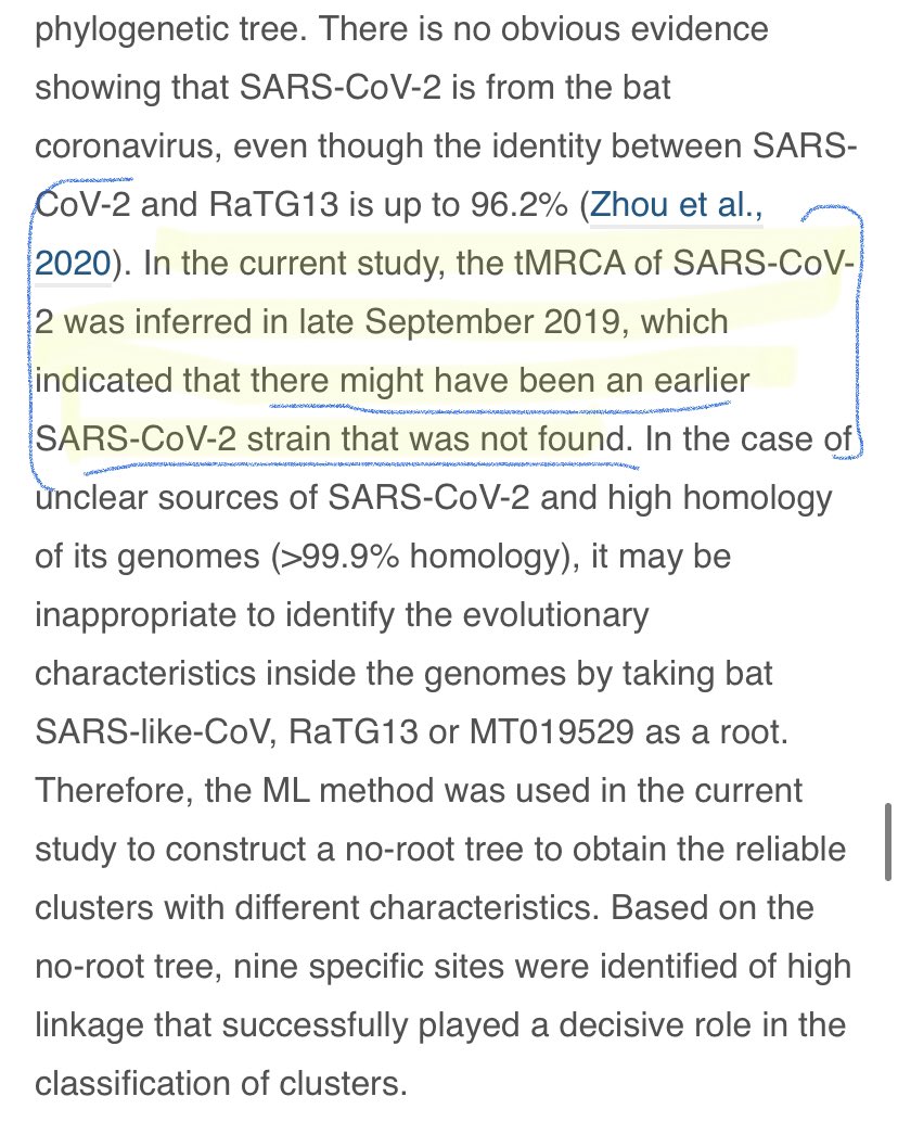 SixandLaura's tweet image. Comprehensive evolution and molecular characteristics of a large number of SARS-CoV-2 genomes reveal its epidemic trends

8/28/2020

#SARSCoV2 #timeline #phylogenetic #origin #ancestor #strain 
ijidonline.com/article/S1201-…