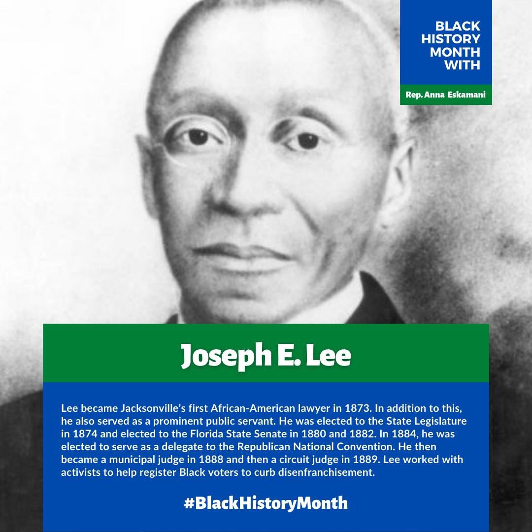 February is  #BlackHistoryMonth  !Meet Joseph E. Lee!