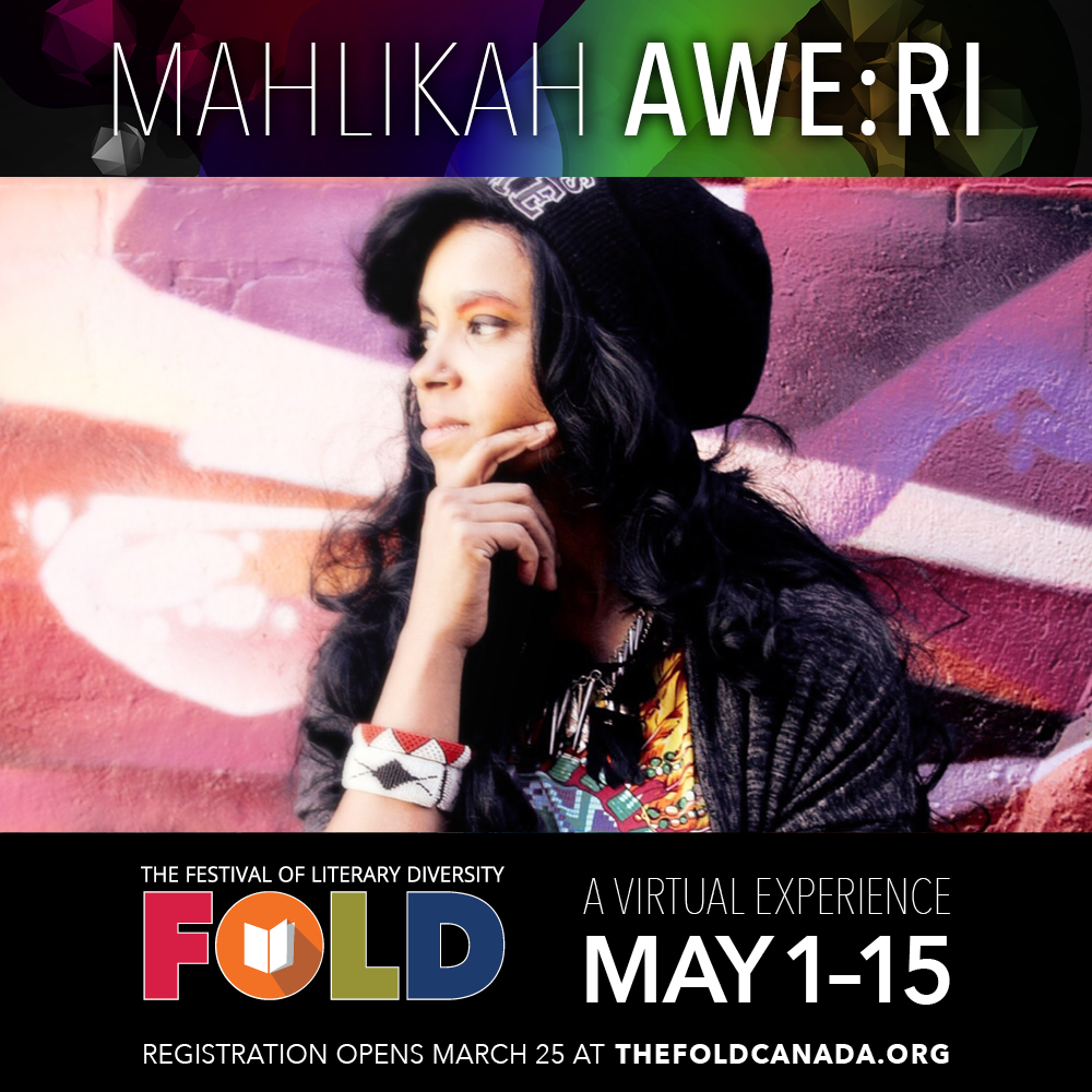 TheFOLD_'s tweet image. #ICYMI: we are thrilled to welcome Mahlikah Awe:ri aka @RedSlam back to the FOLD! She is an acclaimed Spoken Word Artist, Land Defender, Water Protector, and Public Speaker. Get your tickets for #FOLD2021 starting on March 25!