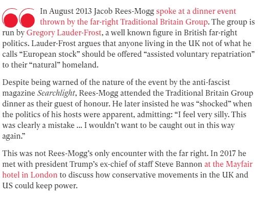 There is no anodyne usage of the term ‘illuminati’ in current political discourse, but I’m not aware of ANY Tories - other than Letwin & Bercow - who were remotely troubled by Jacob Rees-Mogg using the antisemitic conspiracy of the  #illuminati. And Rees-Mogg has form:
