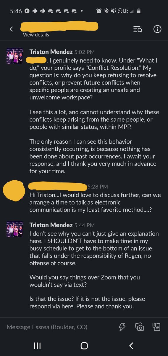 Images of myself pressing hard in my attempts to get HR to enforce accountability on certain members within MPP