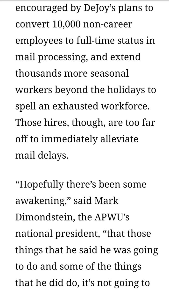 Solution to a lot of USPS problems: make seasonal workers and temps FULL TIME WITH BENEFITS!