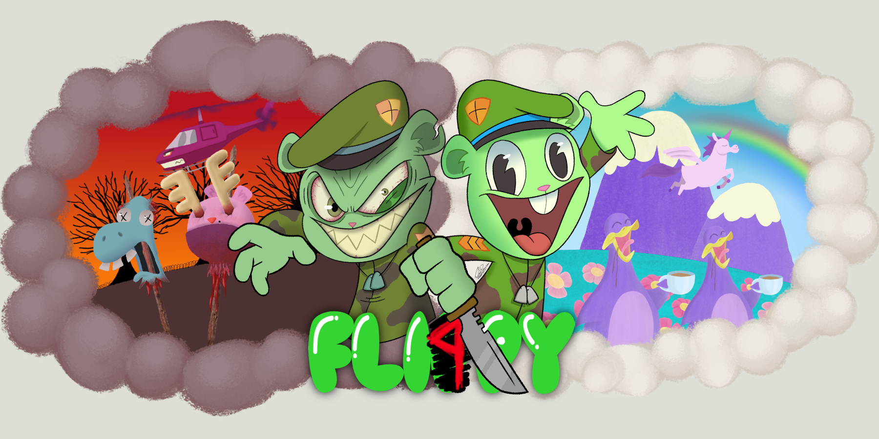 Прапор/Флиппи Happy Tree friends