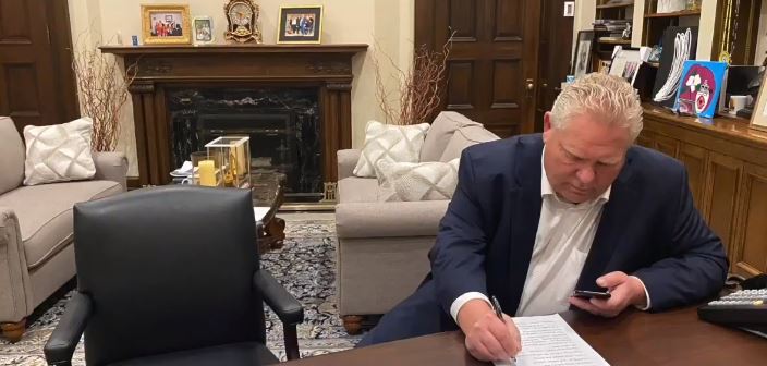 That's why Doug Ford relishes in dropping hints about reports and projections before they are publicly announced."Folks it's really bad..."Usually framed with "I was working until midnight last night reading the report..."