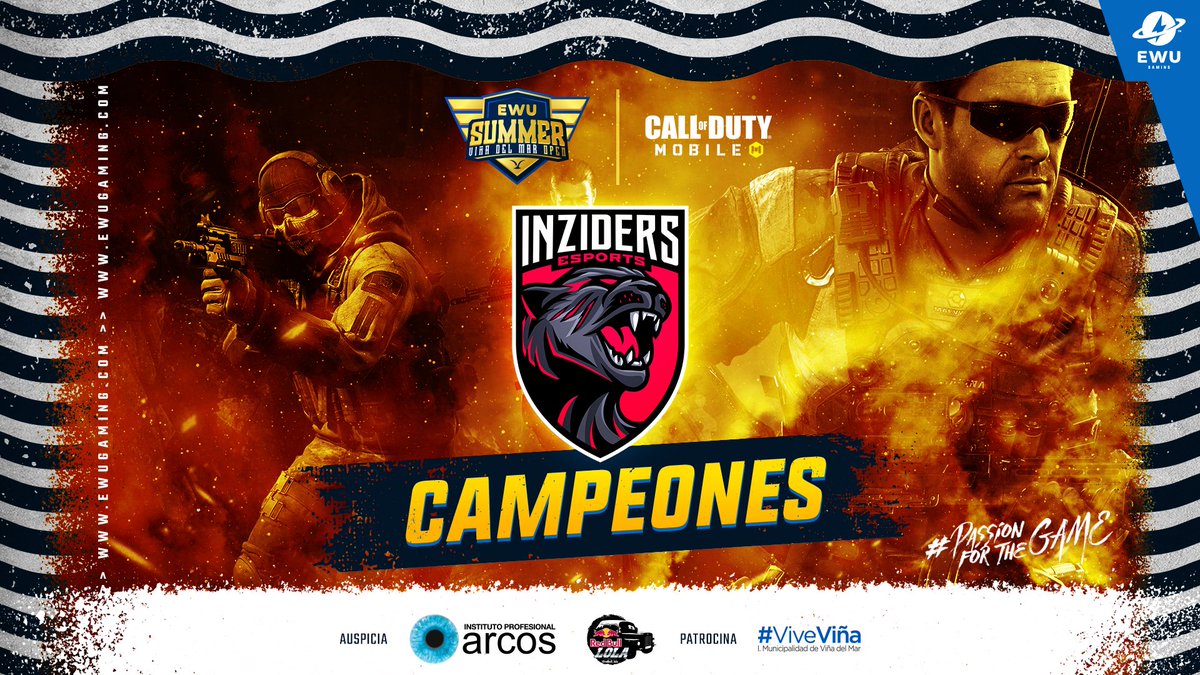 EWU⚡️Gaming (@ewugamingmobile) on Twitter photo 🏆CAMPEONES🏆
Felicitamos al equipos 🇨🇱 #inziders que nos brindó un espectáculo contra los 🇧🇷 de #influencerage
Se coronaron campeones y se llevan la gloria y su buen 💰
Gracias totales chicos por esta final
🏆🏆🏆🏆🏆🏆🏆🏆🏆🏆🏆
@InstitutoArcos <a href="/redbullgaming/">Red Bull Gaming</a> <a href="/vinadelmar/">Municipio de Viña del Mar</a> 🏆CAMPEONES🏆
Felicitamos al equipos 🇨🇱 #inziders que nos brindó un espectáculo contra los 🇧🇷 de #influencerage
Se coronaron campeones y se llevan la gloria y su buen 💰
Gracias totales chicos por esta final
🏆🏆🏆🏆🏆🏆🏆🏆🏆🏆🏆
@InstitutoArcos <a href="/redbullgaming/">Red Bull Gaming</a> <a href="/vinadelmar/">Municipio de Viña del Mar</a>