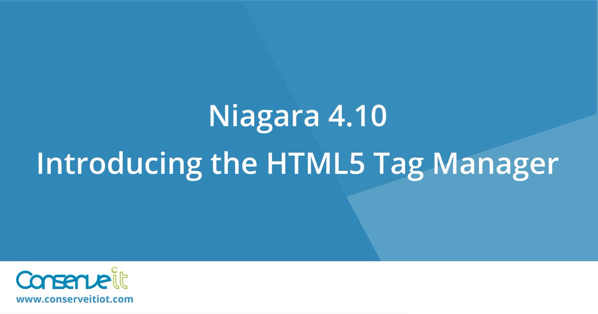 conserveitiot's tweet image. The new HTML5 Tag Manager provides a modern, intuitive design that makes tagging easier to deploy and comprehend conserveitiot.com/post/niagara-4… #niagaraframework #tridium #edge