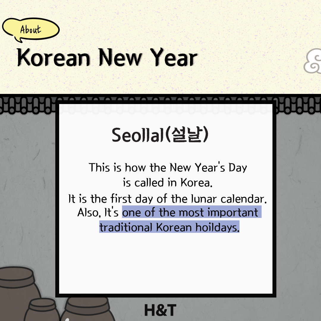 HNTDMC's tweet photo. Happy New year again!

12 February, 2021 is Lunar New Year's day. 
Lunar New Year's Day is one of the most important holidays in Korea. 

Here is some information on Korean New Year's Day. 

Please check it out!

#LunarNewyear #KoreanNewyear #Holiday #Seollal #HnT #DMC #KoreaDMC https://t.co/BH7rH2U7r8