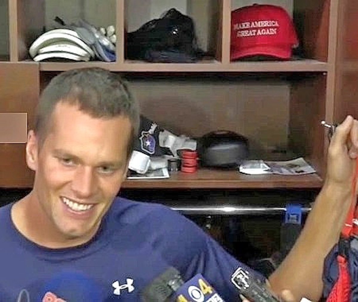 Y’all cheering for Tom Brady like he ain’t have a maga hat in his locker