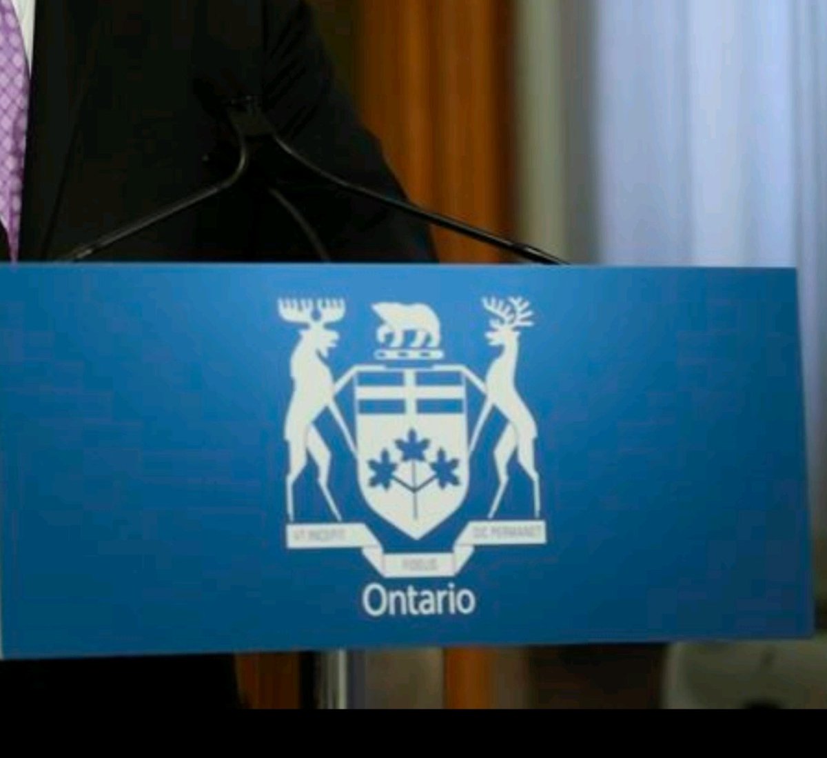 Working long hours reading reports we can't see yet, they drape themselves in the image of health officials and health leaders.Ford co-opts their authority because he becomes them in the relentless, daily message of an image. So that we won't question his decisions.