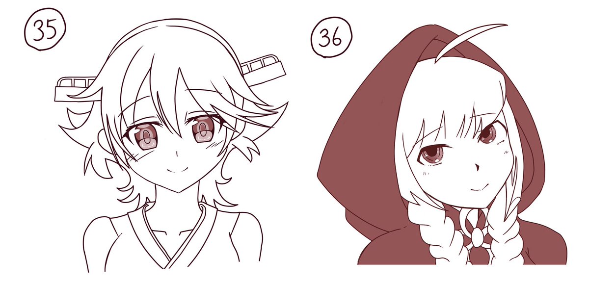 第12弾2名様分仕上がりましたので答え合わせと共にっ!そしてこれにて〆! https://t.co/YAYoBGw4xb 