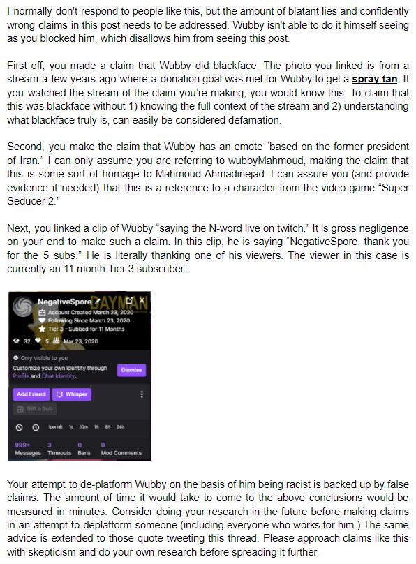 Alluux's tweet photo. Twitter echo chambers need to stop. Please don't empower threads like these! Do your own research before commenting and sharing ♥️

My response to @ceilidhcats tweet about @PaymoneyWubby (https://t.co/t2LvGNdMr1)

(Please do not insult or send hate to anyone involved) https://t.co/cGqsC7fRKS