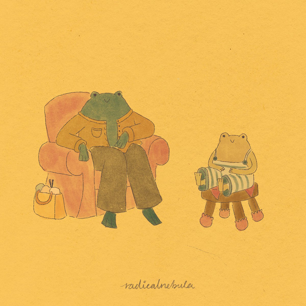 radicalnebula's tweet photo. Two lil froggos 💛 https://t.co/yEasJWeyI2