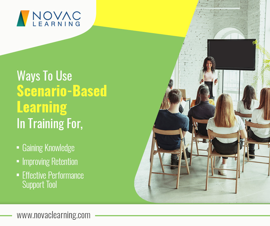 novaclearning's tweet photo. In #corporatetraining, Scenario-based Learning is a widely popular #instructionaldesign strategy and used in #onlinetraining. Novac Learning creates relatable and relevant #learningexperiences for learners with real-life scenarios in place.
#trainingprograms #elearningprogram https://t.co/iAiIk6tak0