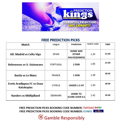 P_kingsltd's tweet photo. Break your loosing streak and start winning today.
You can now talk to us on WhatsApp +2349056530125.
#todaywonticket #winningticket #soccer #predictionkings #bettingonline #sportwetten #tipsters #betway #playgroundforkings #websitethatpredictfootballmatchescorrectly #schedina https://t.co/ardbDmVLrW