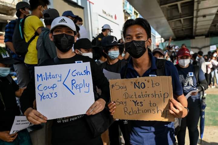 wnbforever's tweet photo. A THREAD OF BURMESE GEN Zs AND THEIR UNIQUE PROTEST SIGNS 📢 https://t.co/2GCk8x1ch9