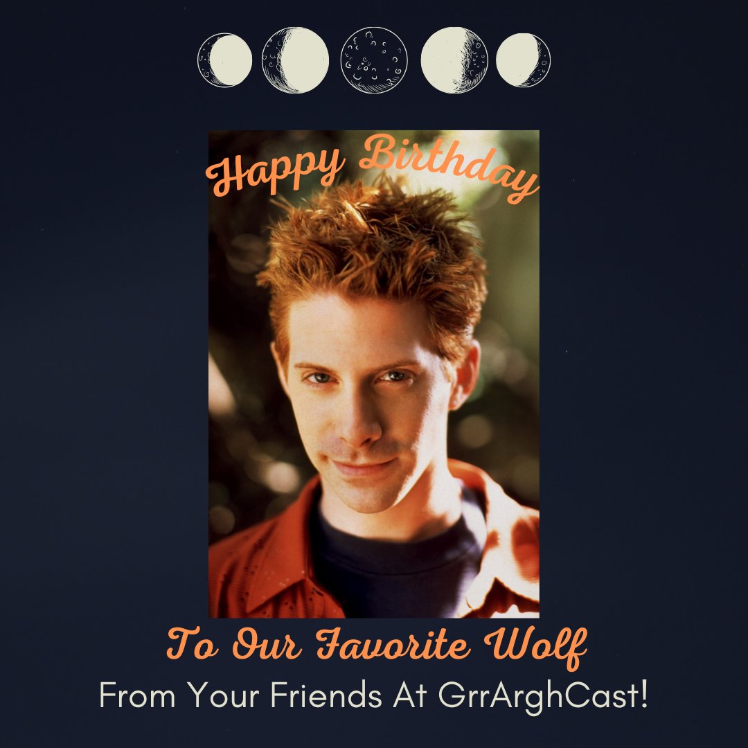 Happy birthday to Seth Green, from your friends at GrrArghGast. Love ya wolfy <3 