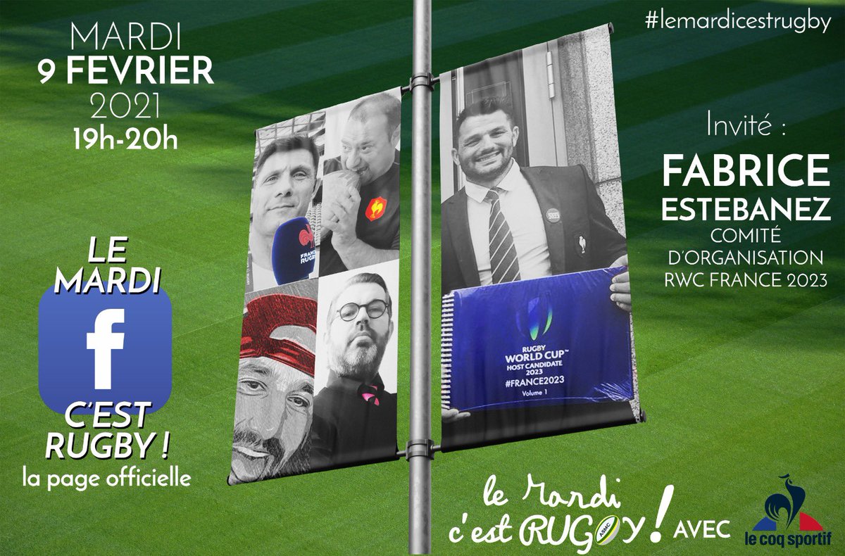 mardicestrugby's tweet photo. Demain 19h en direct en + des rubriques habituelles, on vous propose un éclairage sur l’attribution de la coupe du monde 🏉 2023 avec @Faestebanez le 1er ambassadeur de la 🇫🇷        Découvrez les coulisses de l’obtention du graal. https://t.co/RUEDck7G3W